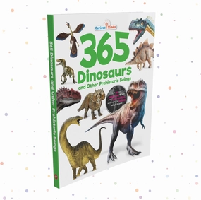 Pegasus 365 Dinosaurs - Premium Quality Padded & Glittered Book for Kids Ages 6 