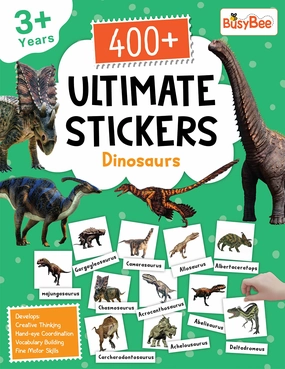 Pegasus 400  Ultimate Stickers Book - Dinosaurs for 3  Years Kids