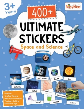 Pegasus 400  Ultimate Stickers Book - Space and Science for 3  Years Kids