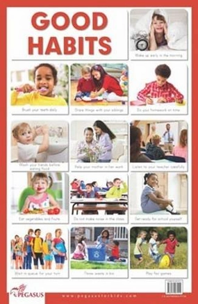 Pegasus Good Habits - Thick Laminated Primary Chart