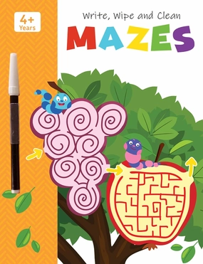 Pegasus Mazes-Wipe N Clean Book