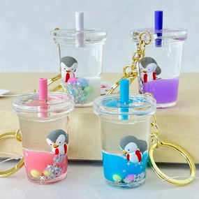 Penguin Beach Ball Keycharm