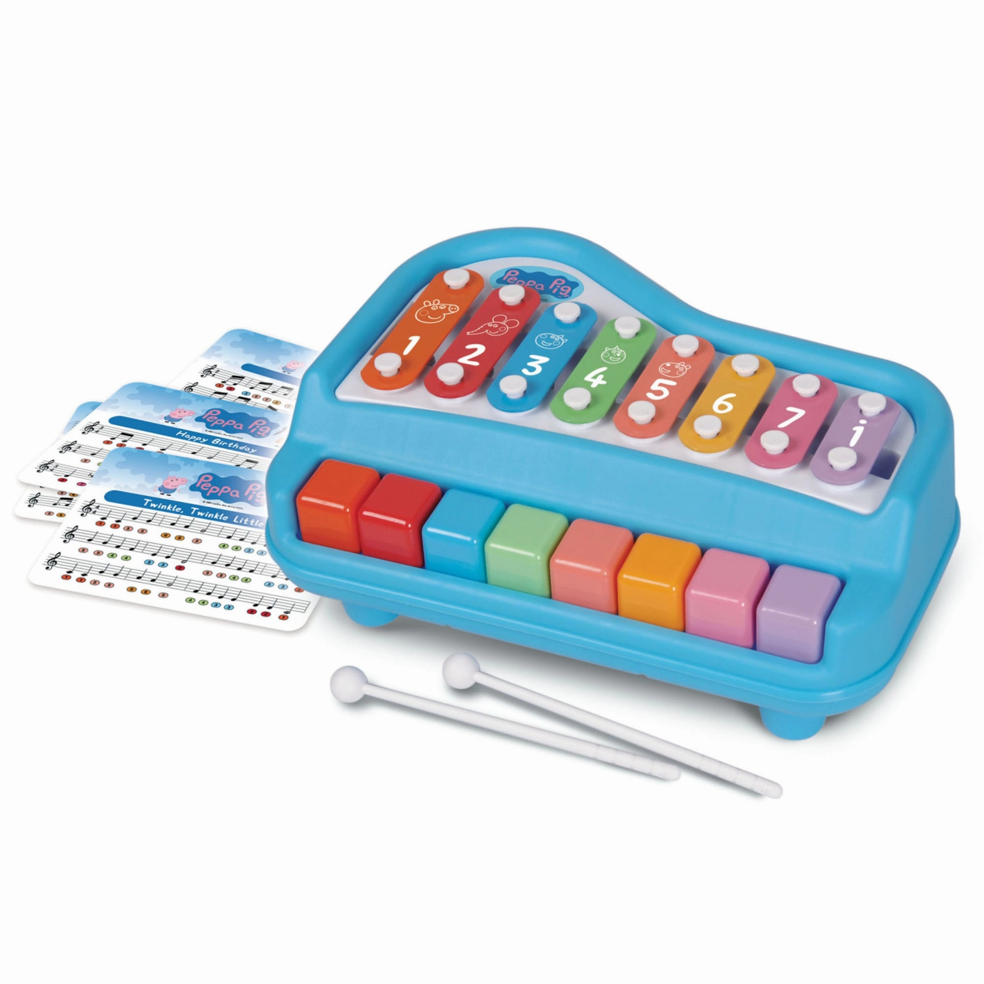 Peppa Pig 2-in-1 Play Along Piano & Xylophone Musical Toy