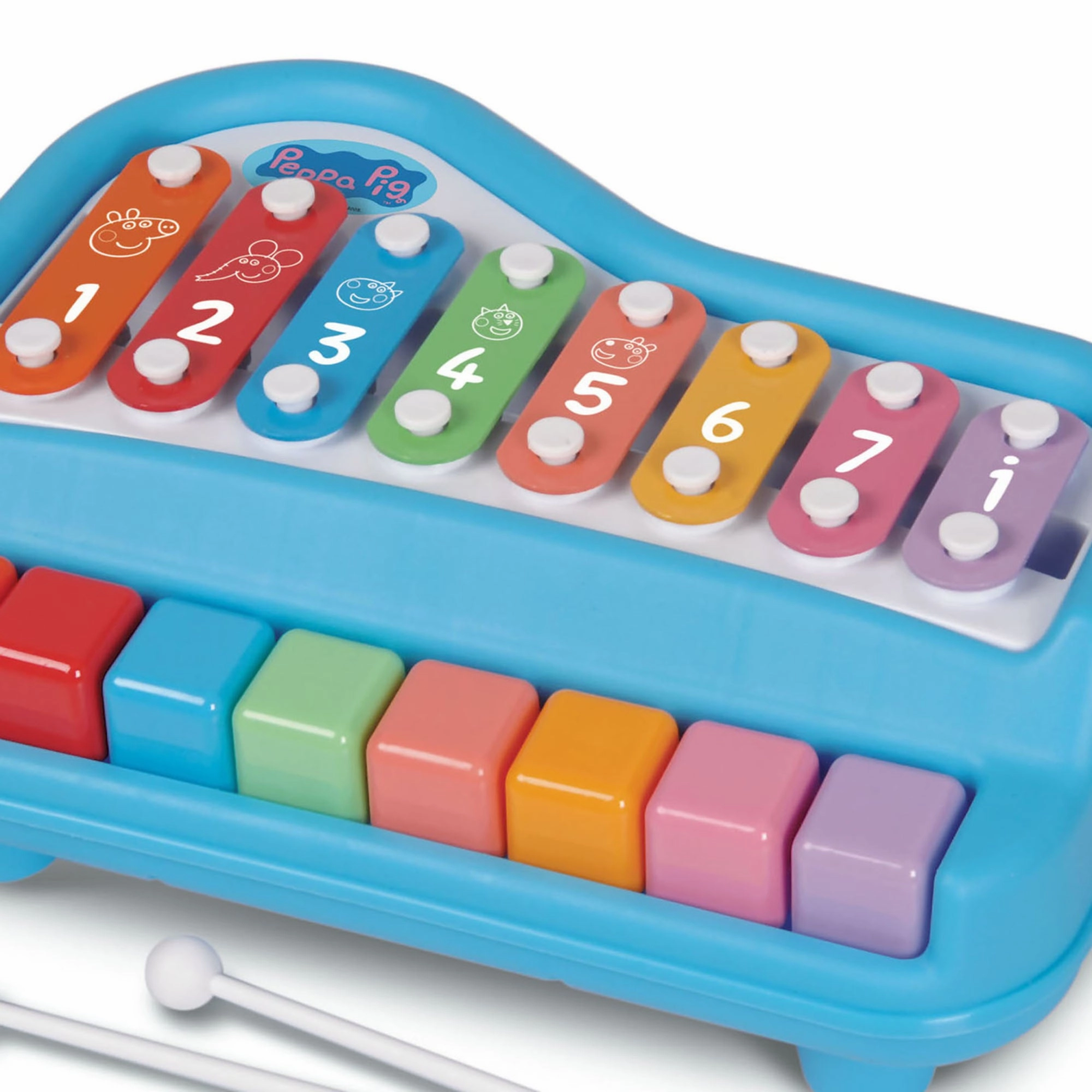 Peppa Pig 2-in-1 Play Along Piano & Xylophone Musical Toy