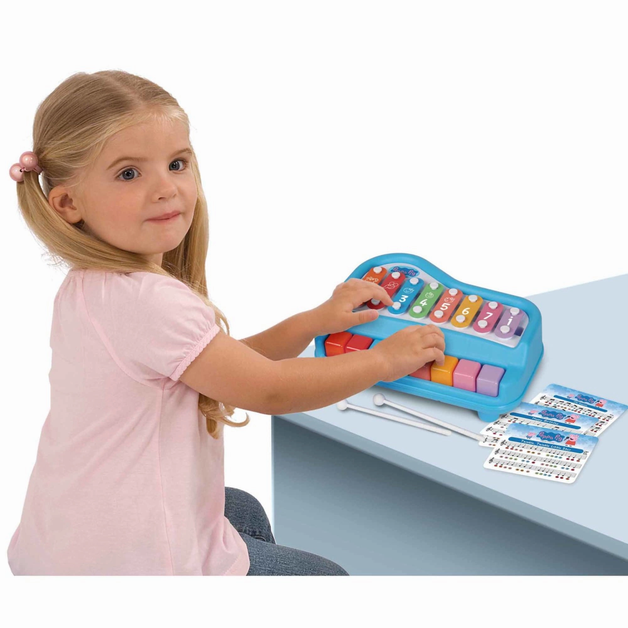 Peppa Pig 2-in-1 Play Along Piano & Xylophone Musical Toy