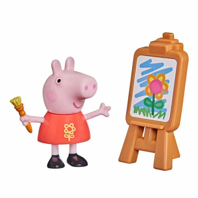 Peppa Pig Peppa's Fun Friends Figures Peppa Pig With Easel