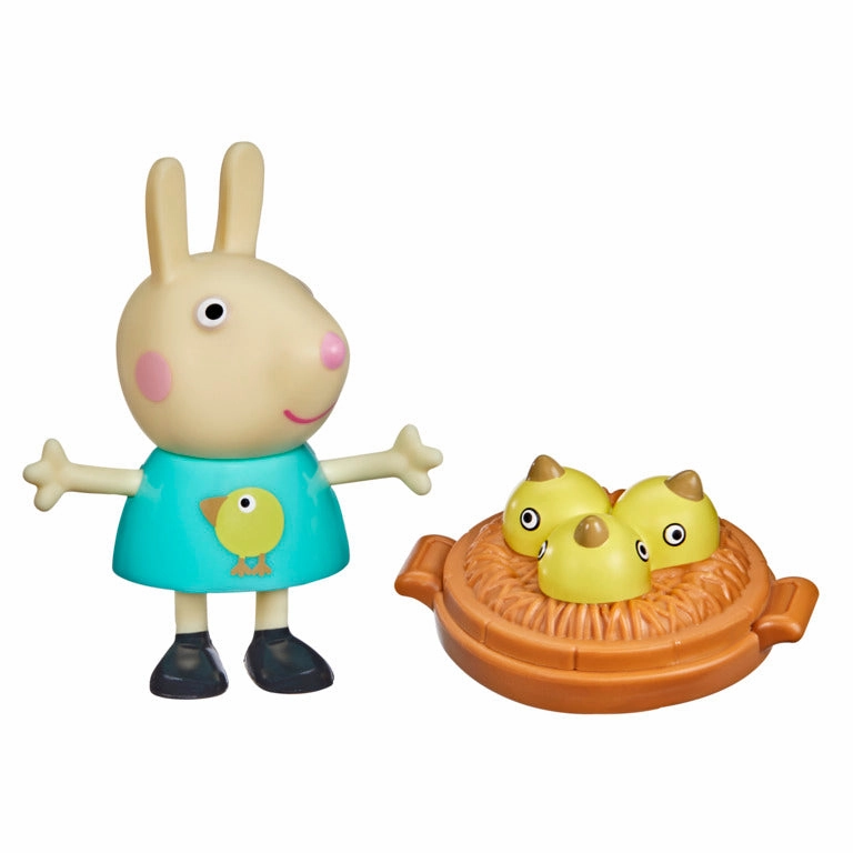 Peppa Pig Peppa's Fun Friends Figures Rebecca Rabbit With Chick's Nest