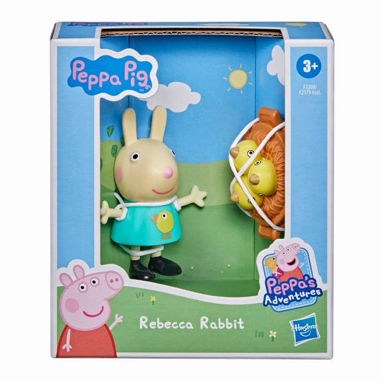 Peppa Pig Peppa's Fun Friends Figures Rebecca Rabbit With Chick's Nest