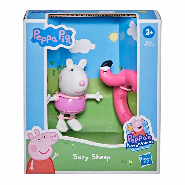 Peppa Pig Peppa's Fun Friends Figures Suzy Sheep With Swim Ring