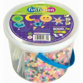Perler Sm Bucket - Glow in the  Dark