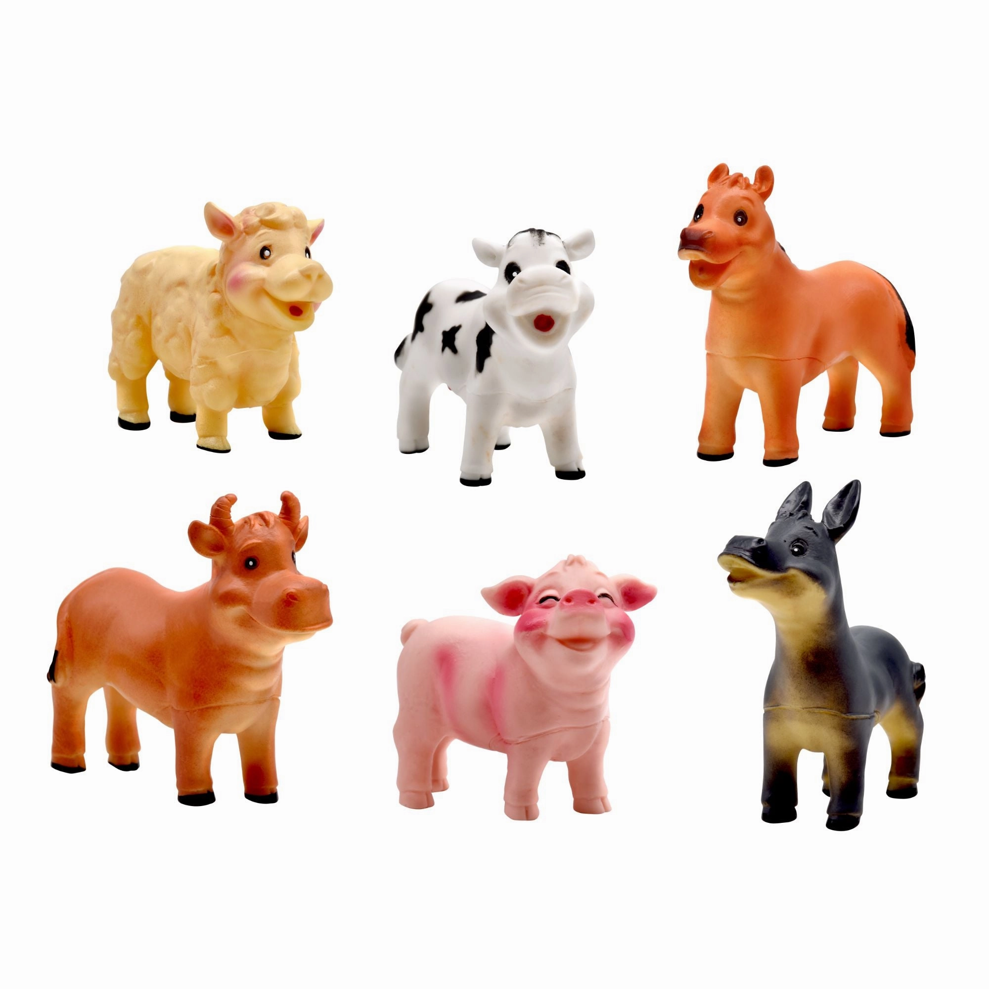 Peterkin Baby Farm Animal 6 Piece Set