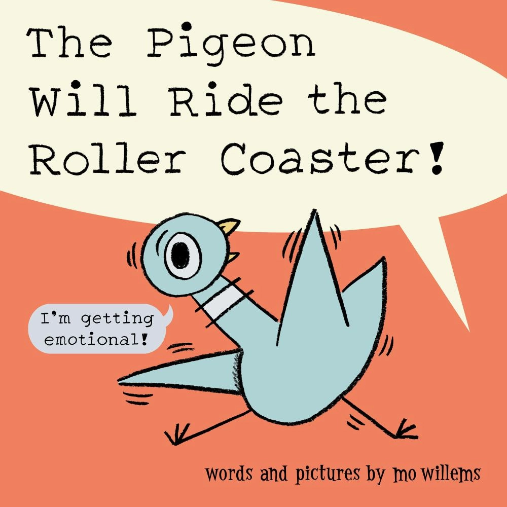Pigeon Rides a Roller Coaster - Mo Willems Paperback Book
