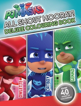 Pj Masks Deluxe Colouring Book