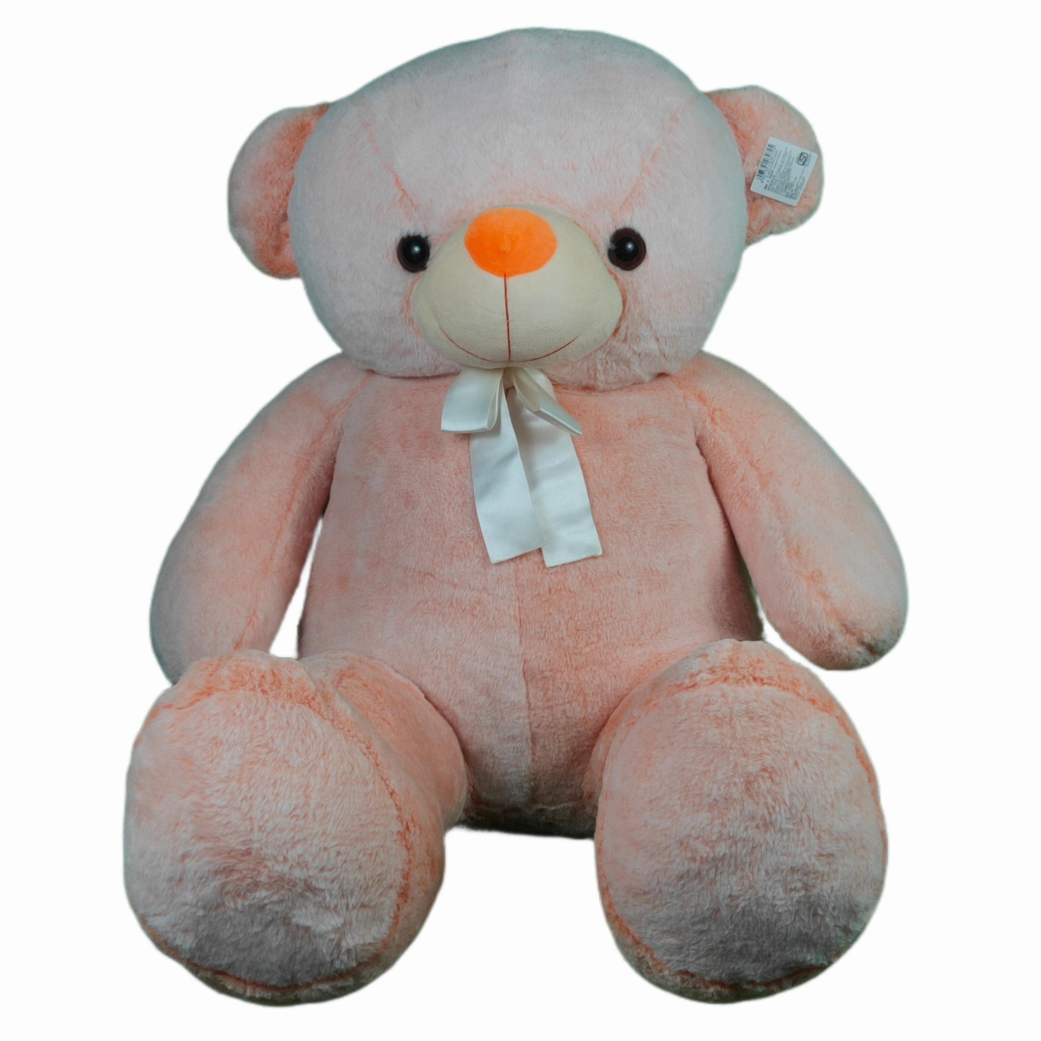 Play Hour Wolly The Teddy Bear Plush Soft Toy for Ages 3 Years and Up - Orange, 120cm