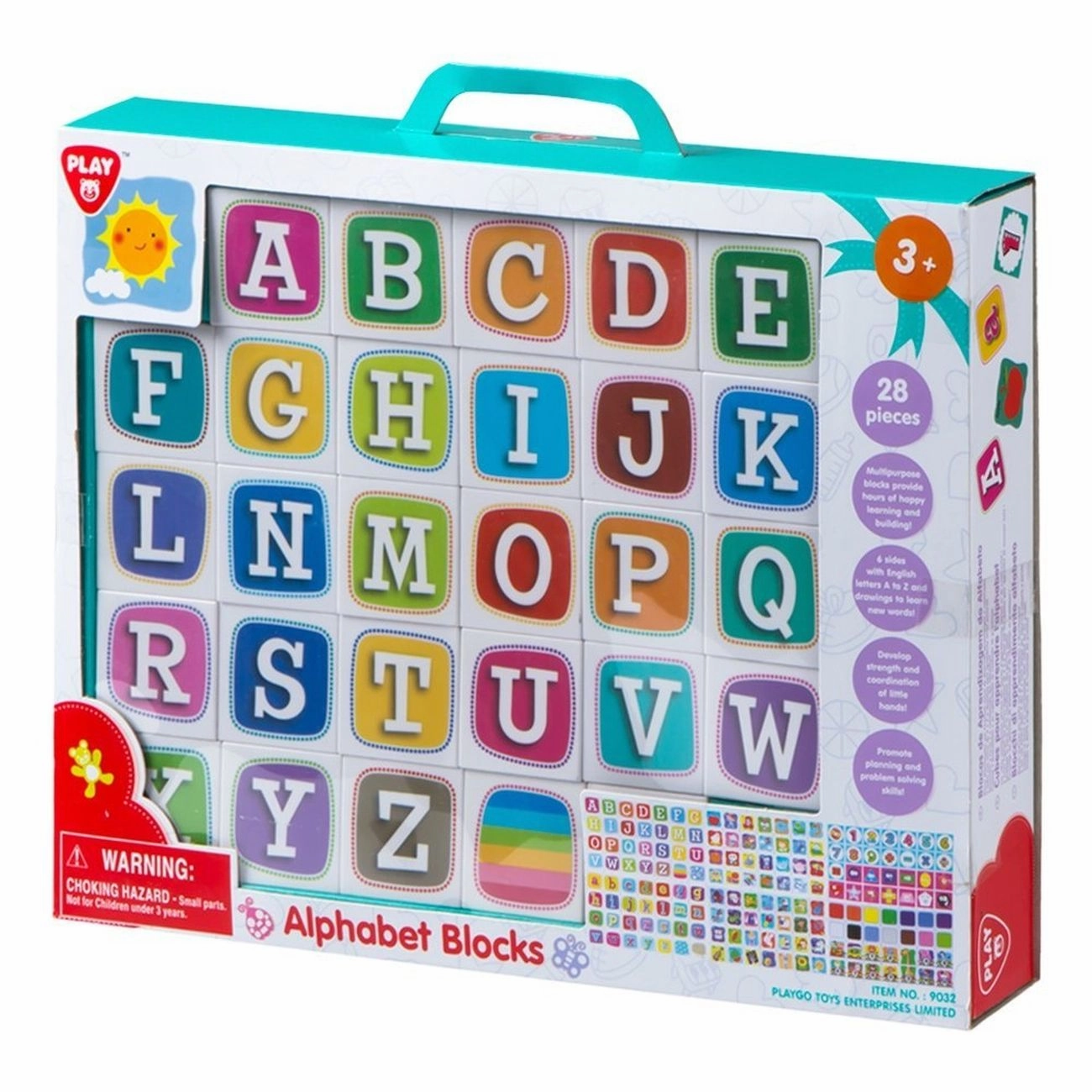 Playgo Toys Ent. Ltd. 28Pc Alphabet Blocks