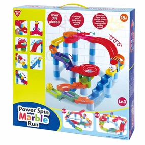 Playgo Toys Ent. Ltd. Power Spin Marblerun 79Pcs
