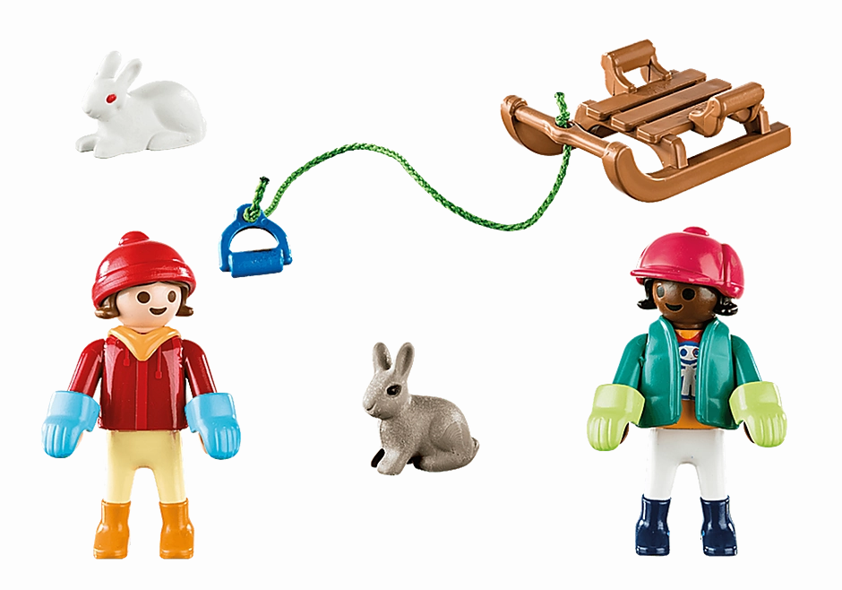 Playmobil 70250 Special Plus Children With Sleigh