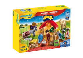 Playmobil 70259 1-2-3 Christmas Manger Advent Calendar