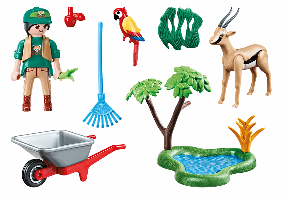 Playmobil 70295 Family Fun Zoo Gift Set
