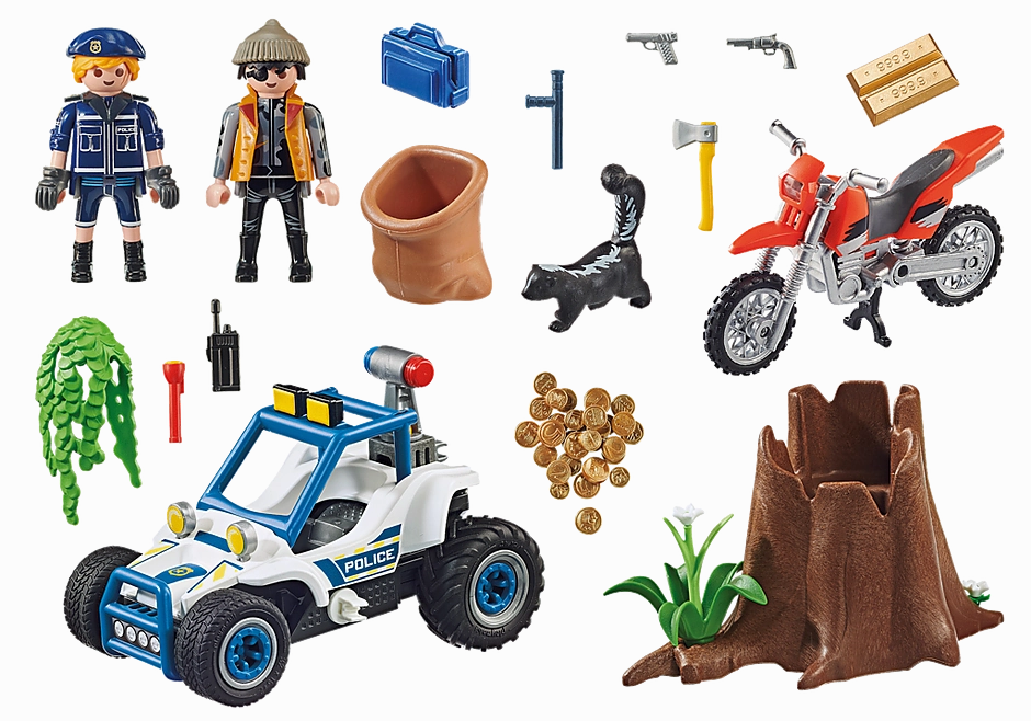 Playmobil 70570 City Action Police Off-Road Car With Jewel Thief