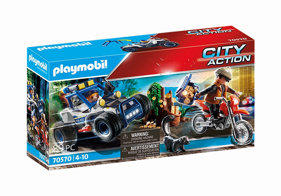 Playmobil 70570 City Action Police Off-Road Car With Jewel Thief