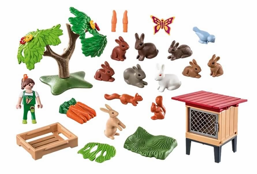 Playmobil Country 71252 Rabbit Hutch Playset for Children Age 4 and Up