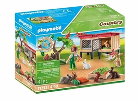 Playmobil Country 71252 Rabbit Hutch Playset for Children Age 4 and Up