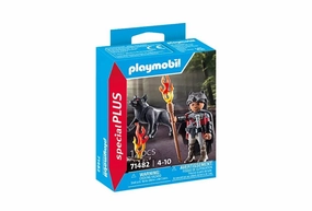 Playmobil Special Plus 71482 Warrior with Wolf Playset for Ages 4 & Up