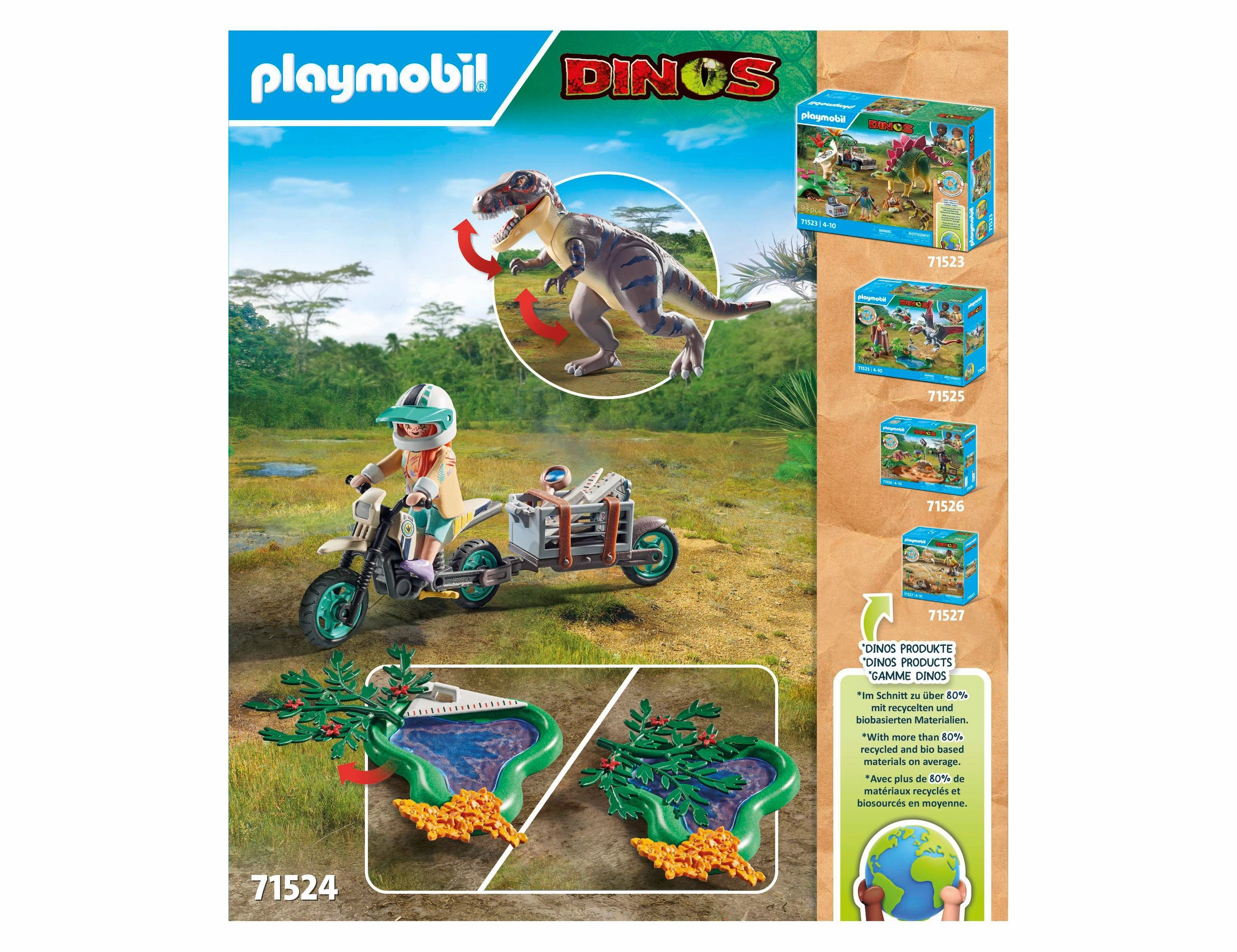PLAYMOBIL T-REX HUNT Adventure Play Set