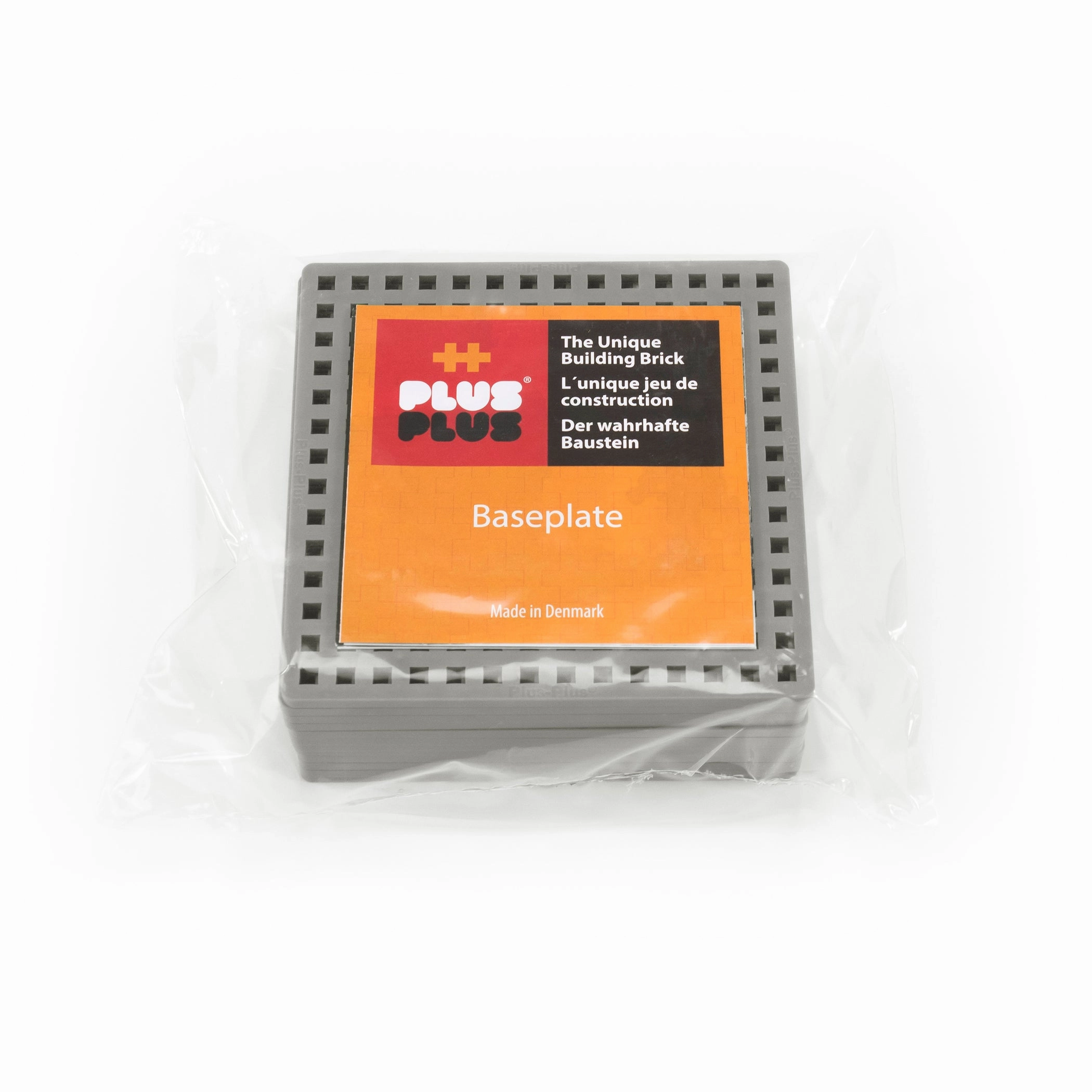 Plus-Plus Baseplates Classroom Pack, 12 Gray Building Platforms