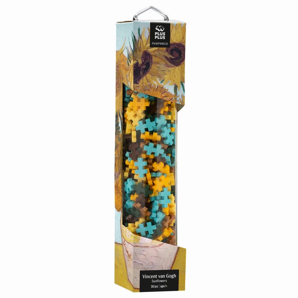 Plus-Plus Inspired Van Gogh Sunflowers Building Set - 350 Pieces