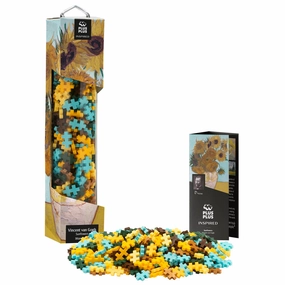 Plus-Plus Inspired Van Gogh Sunflowers Building Set - 350 Pieces