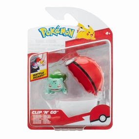 Pokemon Clip N Go Bulbasaur #1 & Pok Ball