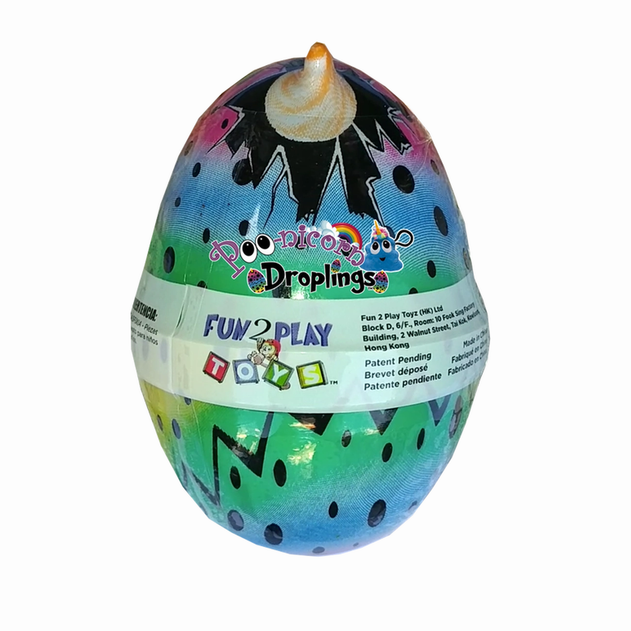 Poo-Nicorn Droplings Plush Toy Assorted Styles