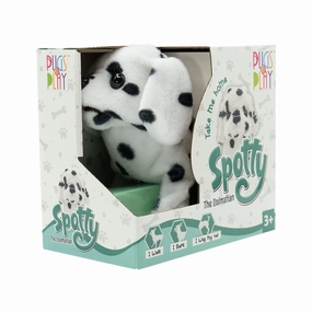 Pugs At Play Spotty The Dalmatian Walking Dog