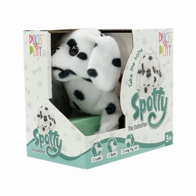 Pugs At Play Spotty The Dalmatian Walking Dog