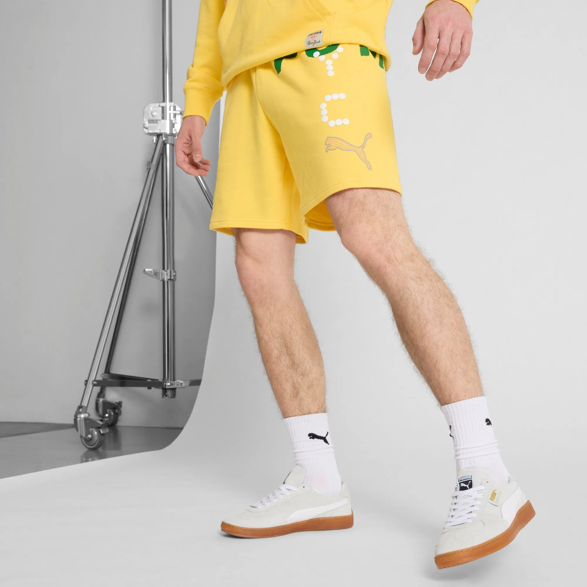 PUMA Men's Wardrobe Essentials Bright Lights NYC Flagship 7" Shorts