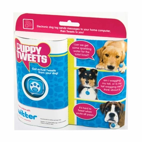 Puppy Tweets: Blue - Your Dog's Social Network Tag