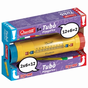 Quercetti Tubo Multiplication - Interactive Math Whiz Toy - Learn Division & Multiplication