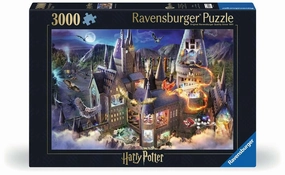 Ravensbuger Hogwarts Castle At Night 3000 Piece Jigsaw for Ages 12 