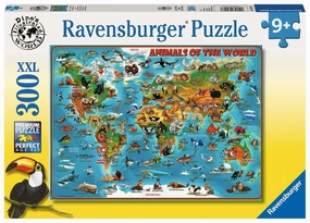 Ravensburger Animals of the World 300 XXL Piece Jigsaw for Ages 9 & Up