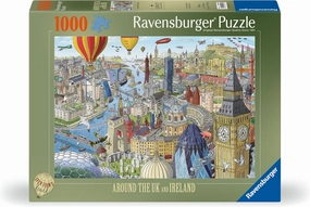 Ravensburger Around the UK & Ireland 1000 Piece Jigsaw for Ages 14 & Up