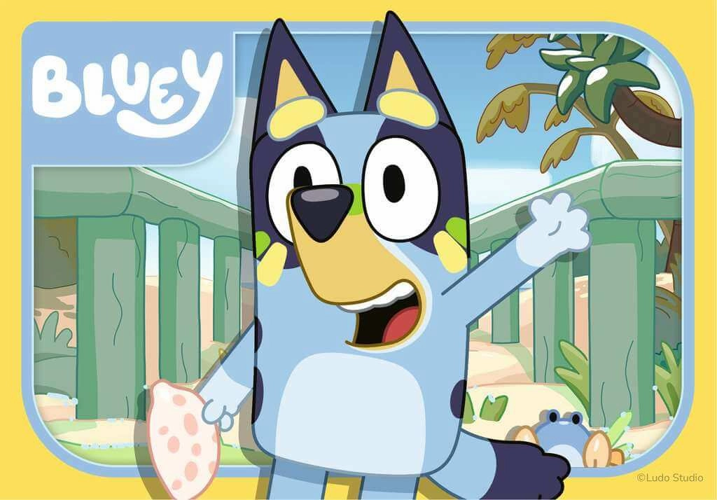 Ravensburger Bluey My First 4 in a Box Chunky Jigsaw Puzzles for 18M 