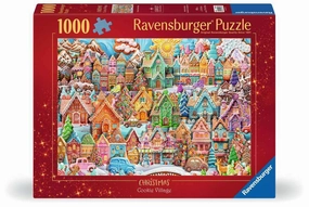 Ravensburger Christmas Cookie Village 1000 Piece Jigsaw for Ages 14 