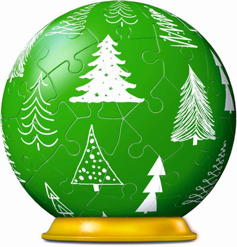 Ravensburger Christmas Green Winter Bauble 54 PC 3D Jigsaw for Ages 6 