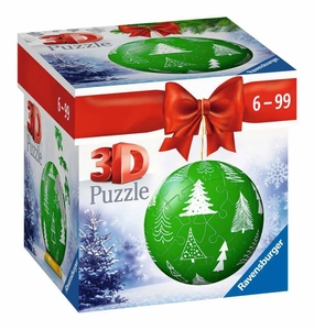 Ravensburger Christmas Green Winter Bauble 54 PC 3D Jigsaw for Ages 6 