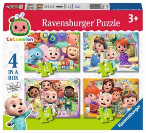 Ravensburger Cocomelon 4 In A Box Jigsaw Puzzles for Ages 3 and Up