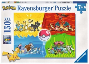 Ravensburger Different Types of Pokmon 150 XXL PC Jigsaw for Ages 7 