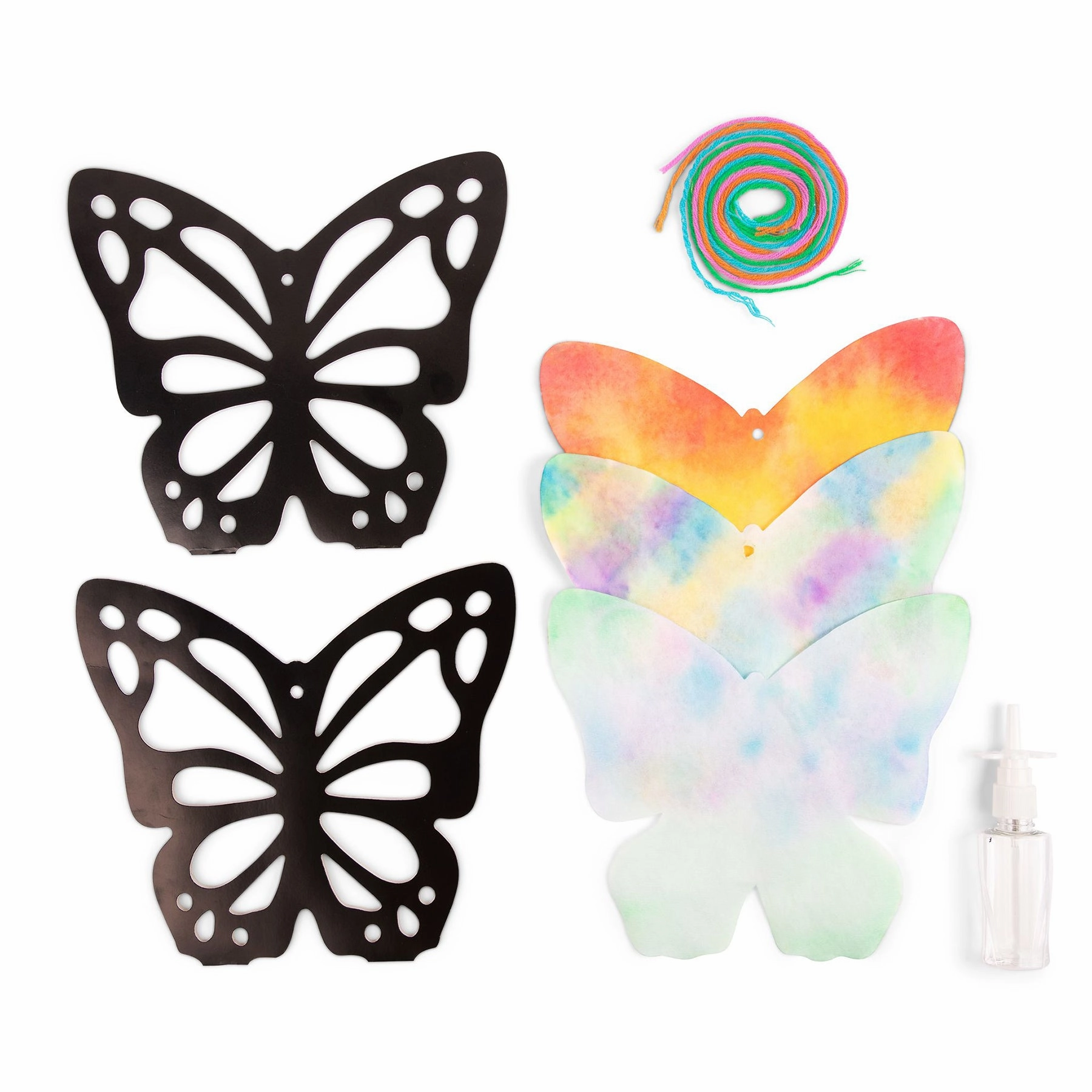 Roylco Artistic Flutter Craft Mobiles Kit - 21 Piece Set