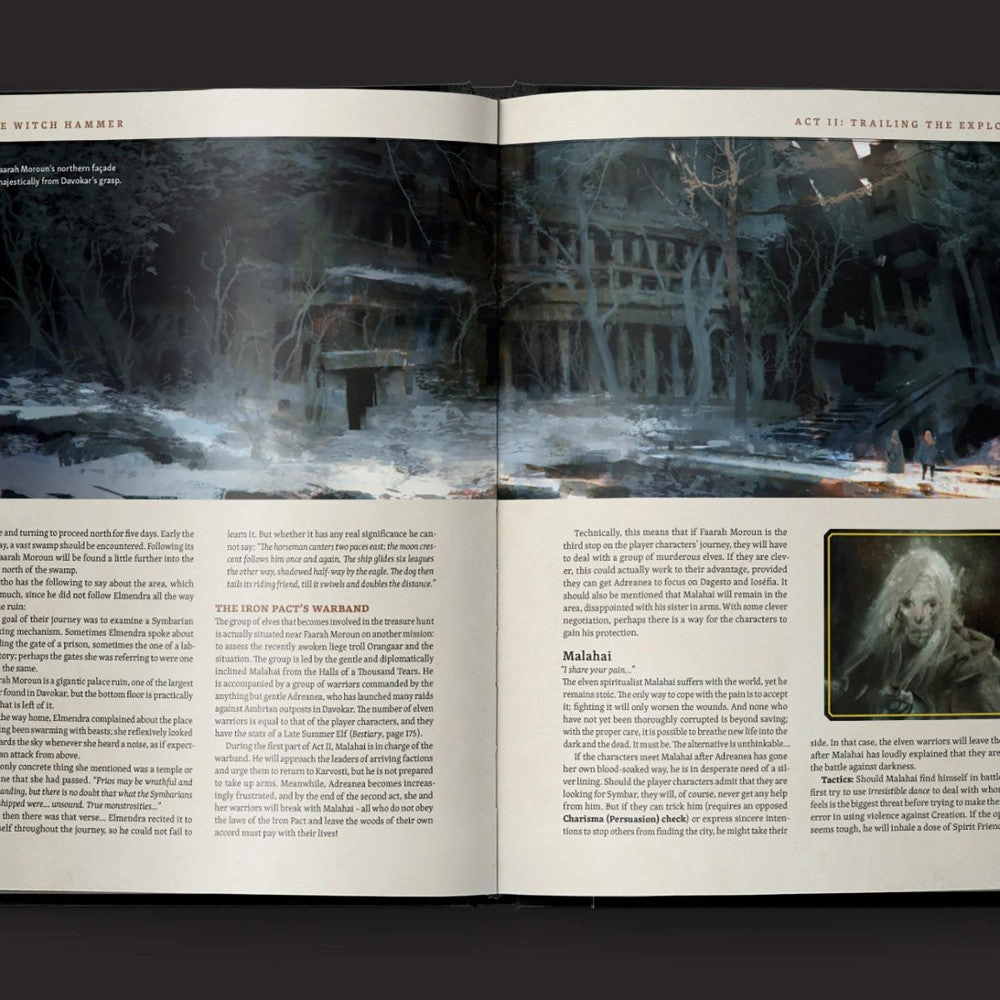 Ruins of Symbaroum 5E: Throne of Thorns - RPG Adventure Book
